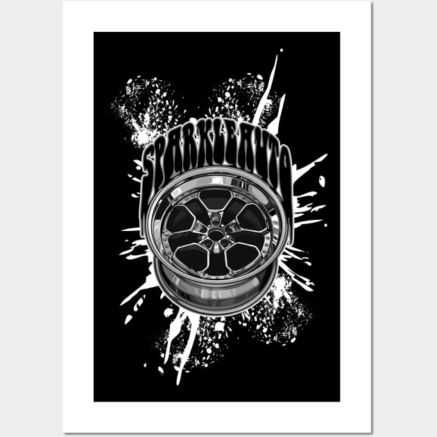 Wheel Vector Artwork Wall Art by sparkleauto